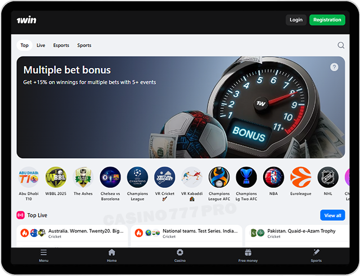 1win App Sports Betting