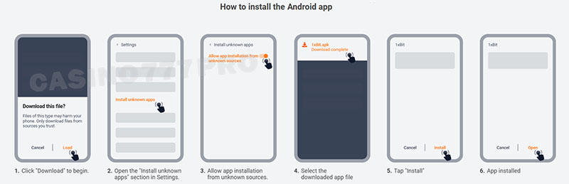 1xBit App for Android Apk Devices