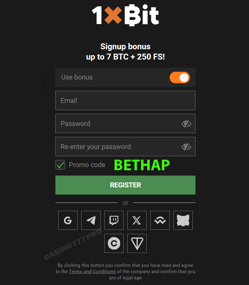 How to Use 1xbit Bonus Code 
