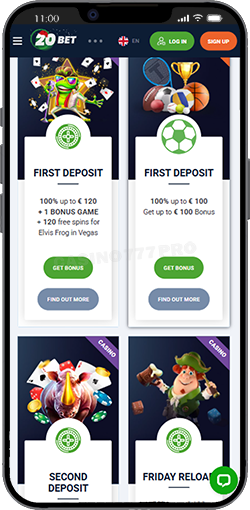 Features We Love of 20Bet App