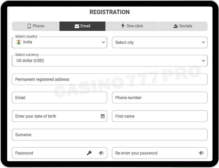 Sign Up and Login via 888starz Mobile Version