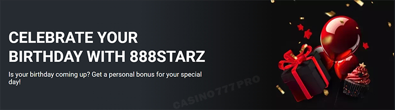 888starz Birthday Bonus