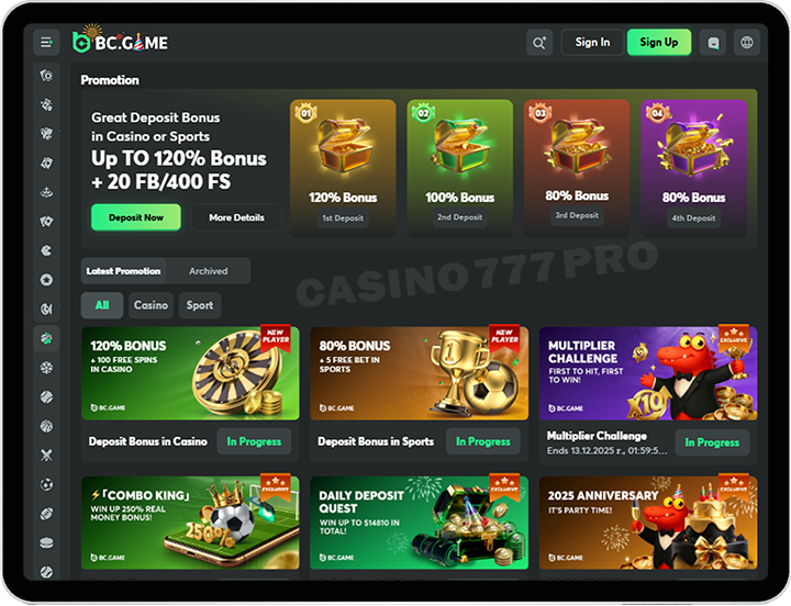BC Game Mobile Casino