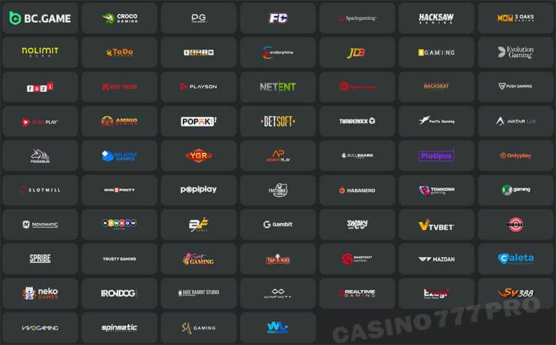 BC Game Software Providers