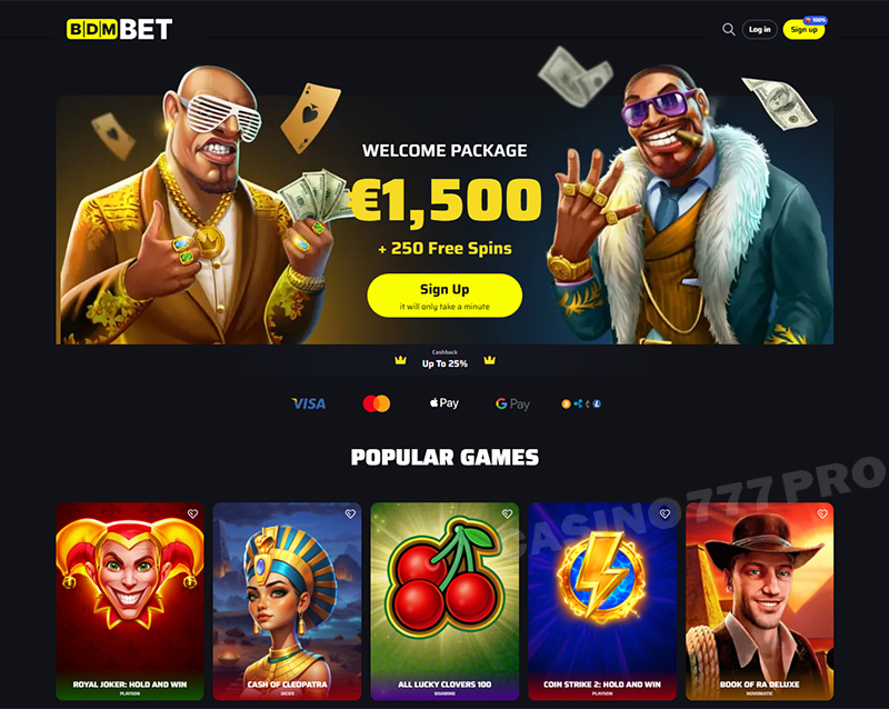 BDM Bet Casino Design and User Experience