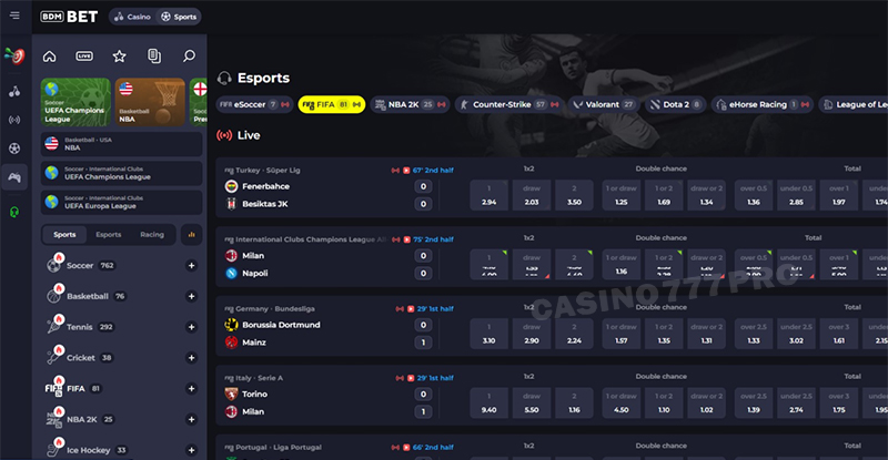 BDMBet Sports Betting and eSports Betting