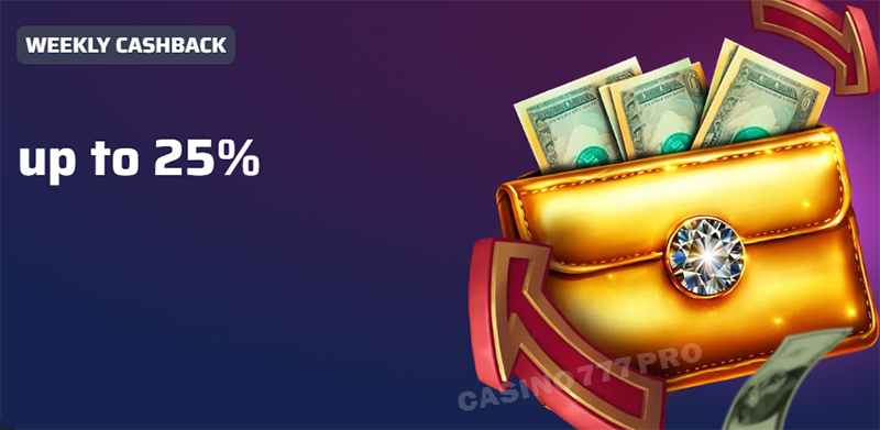 BDMBet Weekly Cashback up to 25%