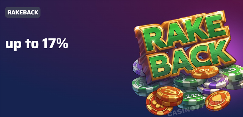 BDMBet Rakeback up to 17%
