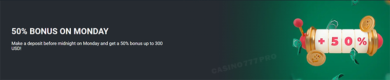 Betwinner 50% Monday Bonus 