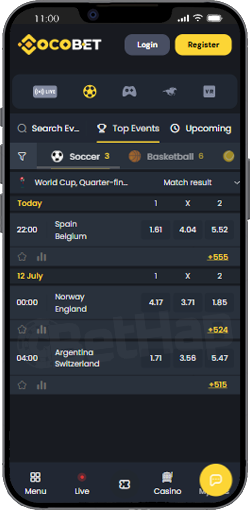 CocoBet Mobile Casino vs Sportsbook