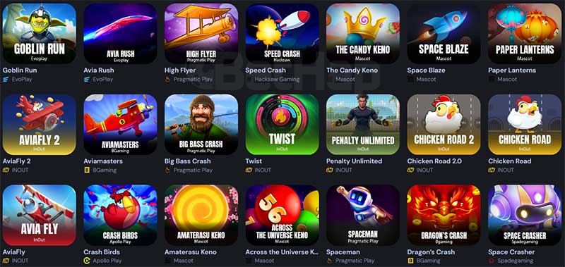 CocoBet Instant Games and Crash Games