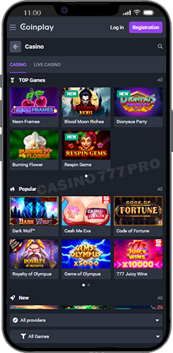 Coinplay Mobile Site