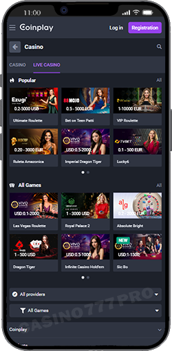 Coinplay Casino Games on Mobile