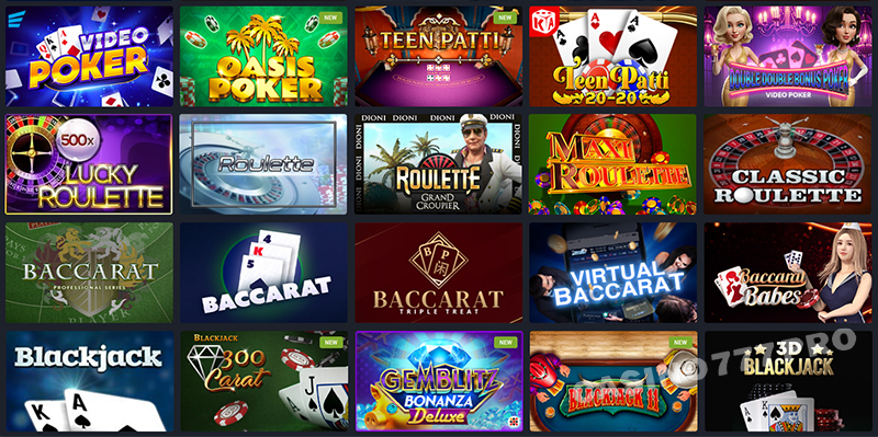 Coinplay Table Games