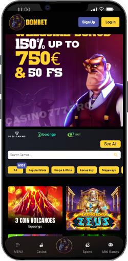 Features of Donbet Mobile Site