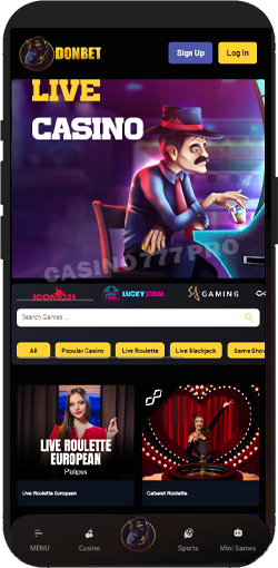 Donbet Casino Mobile Casino Games
