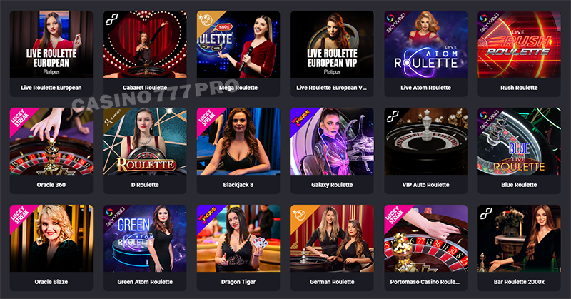 Donbet Live Dealer Games