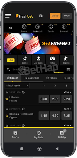 Features We Love of Freshbet App