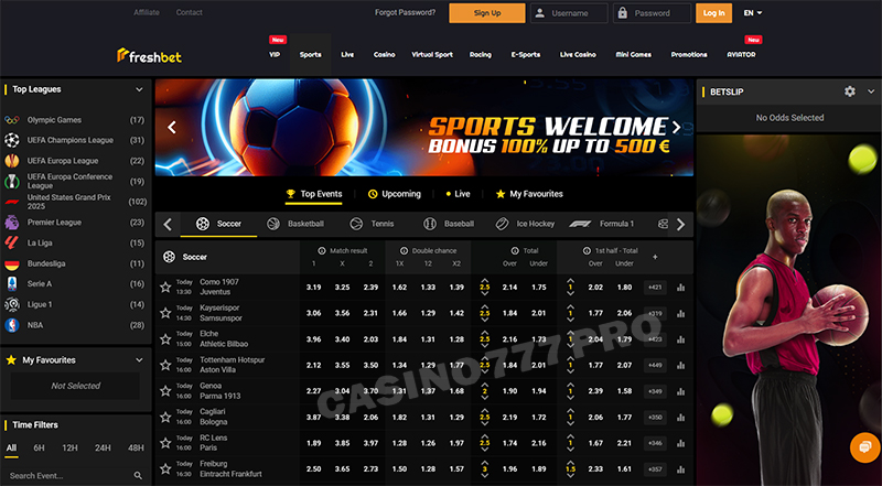 Freshbet Sports Betting