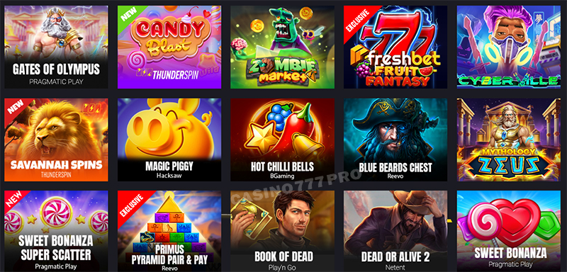 Freshbet Game Library