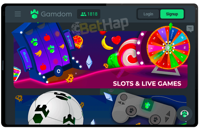 Gamdom Mobile Casino Games