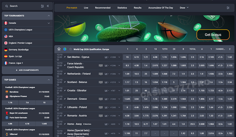 JVSpin Sports Betting 