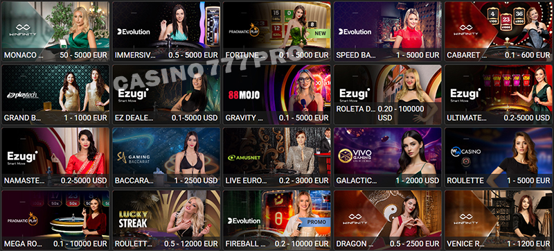 Megapari Live Dealer Games