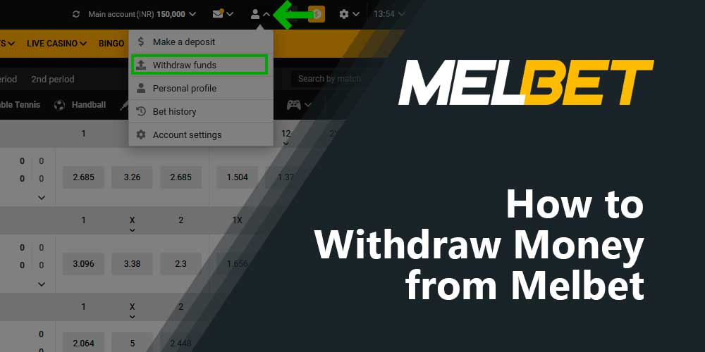 Melbet withdraw money