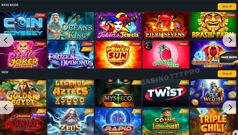 Melbet Casino Games
