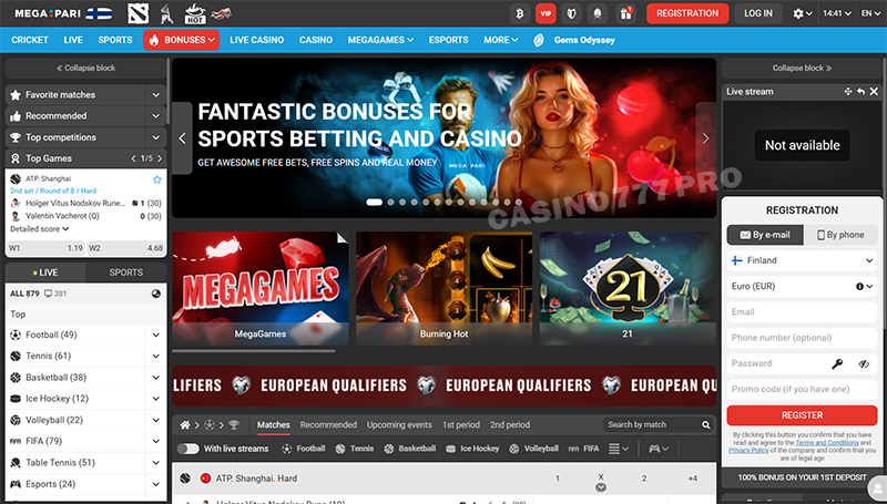 Mostbet Casino Design