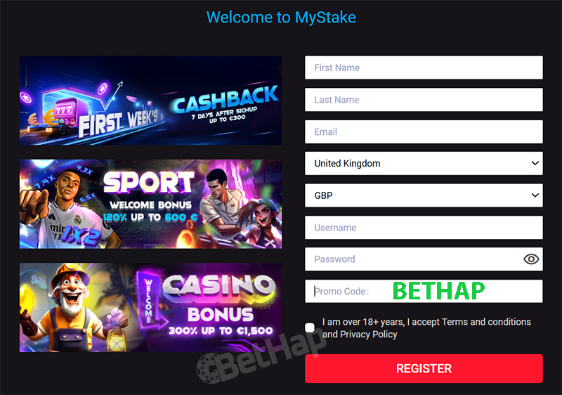 MyStake Registration Process