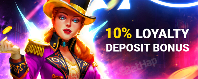 MyStake 10% Loyalty Deposit Bonus