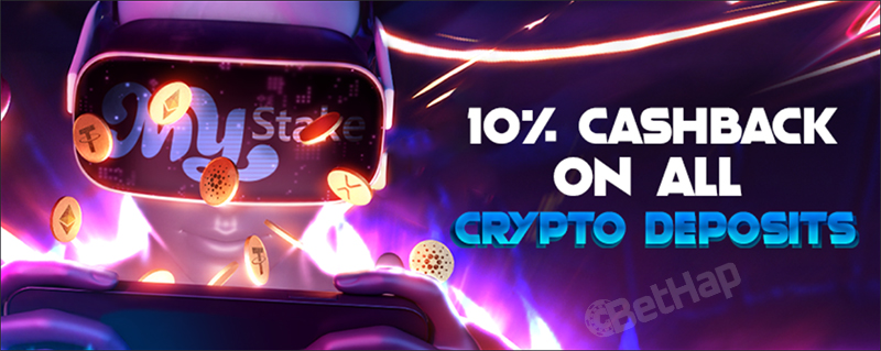 MyStake 10% Crypto Cashback