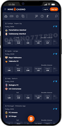 Nine Sports Betting on Mobile