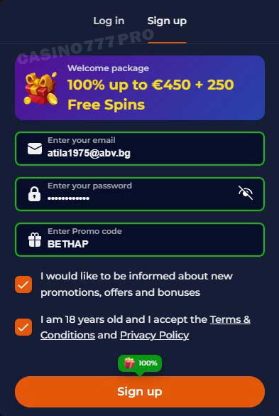 Nine Casino Registration