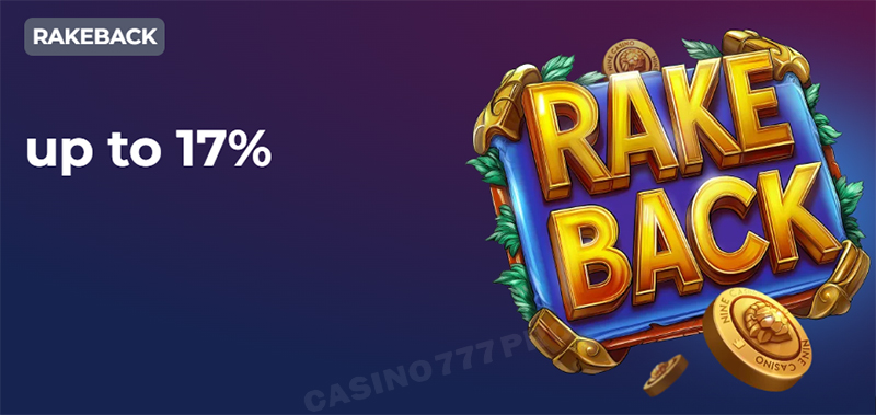 Nine Casino Monthly Rakeback up to 17%