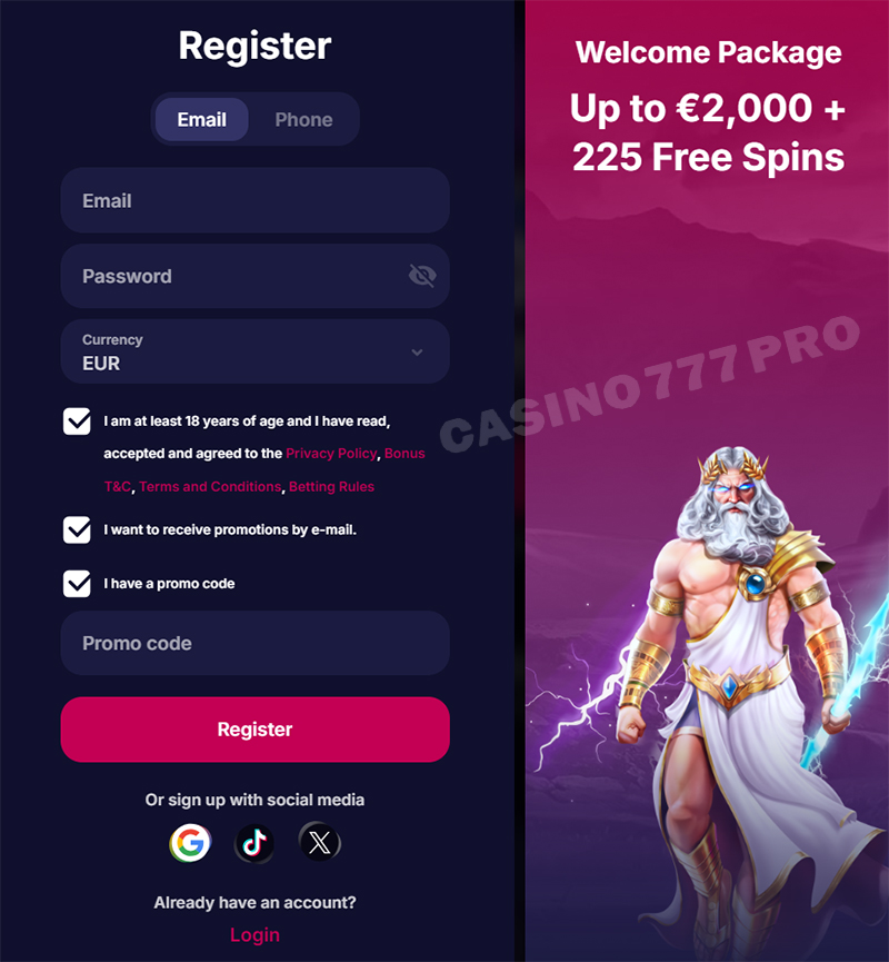 NV Casino Registration