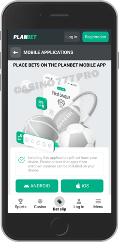 Planbet App for Android Devices