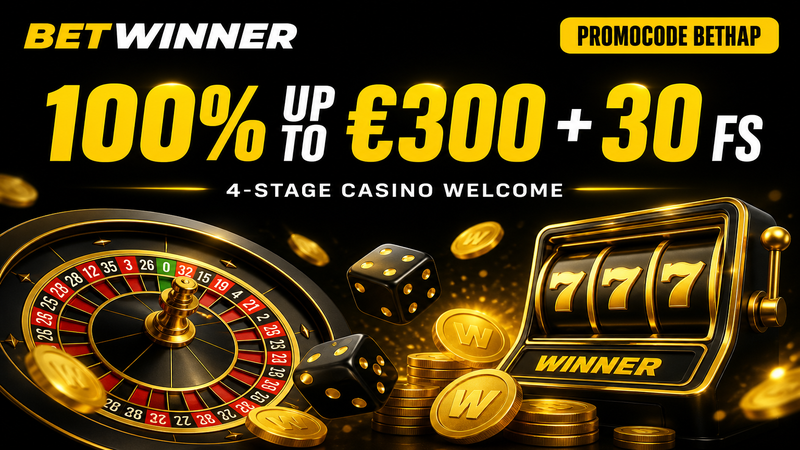 BetWinner Casino Welcome Bonus - 1500 EUR + 150 FS