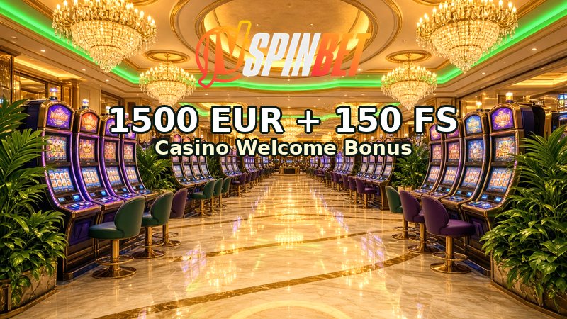 JVSpinBet Casino Welcome Bonus - 1500 EUR + 150 FS