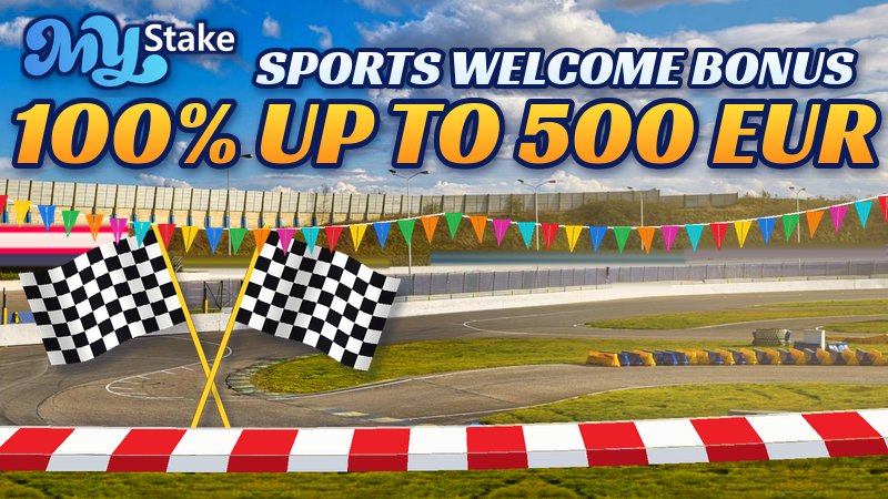 MyStake Sports Welcome Bonus - 100% up to 500 EUR