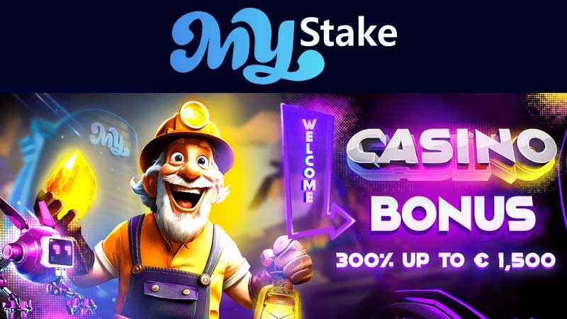 Mystake Welcome Casino Bonus Review – 300% Up to €1500