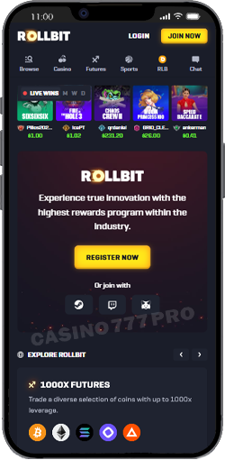 Rollbit Mobile App for Android Devices
