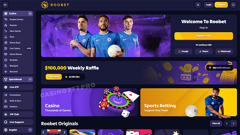 Roobet User Experience and Design