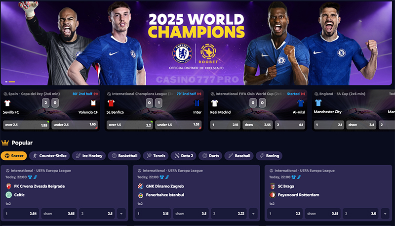 Roobet Sports Betting and Live Betting