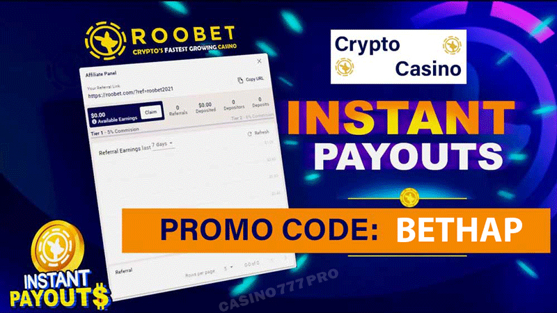 Roobet Promo Code BETHAP
