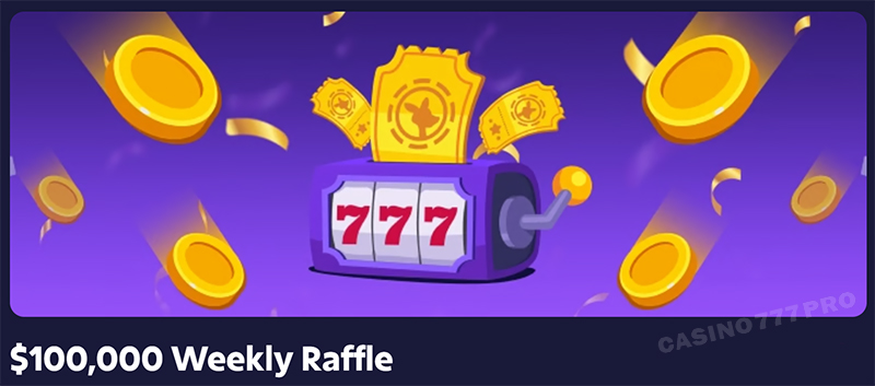 Roobet Weekly Bonus Raffle