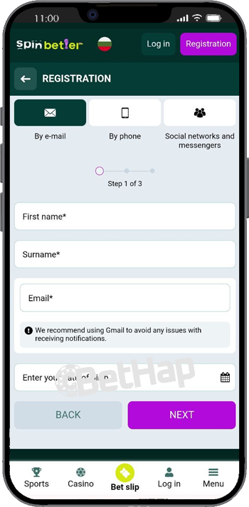 SpinBetter sportsbook on mobile