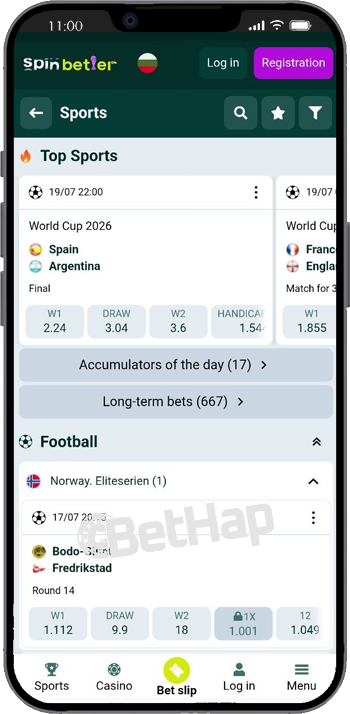 SpinBetter iPhone Home Screen web app