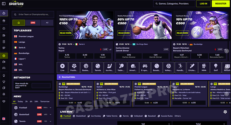 Sportuna Sports Betting